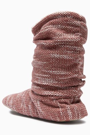 Textured Slouch Boots